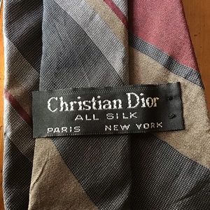 Christian Dior All Silk made in France tie
